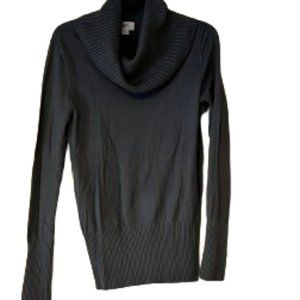 Loft Slate Blue Cowlneck Long Sleeve Sweater - Medium